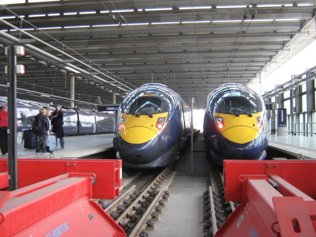 Javelin SE High Speed Trains at St Pancras - Feb.2010 [ Rob M ]