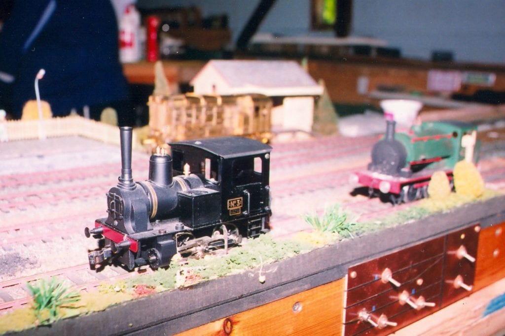 Roger & Stuart's locos at Cavedale [Rob M]