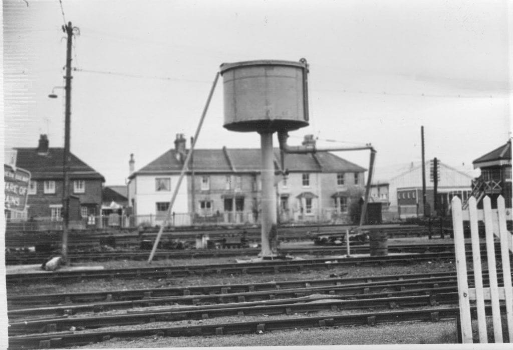 Littlehampton BR(S) - loco water tank - photo collected by Roger Harmer [ekogg]