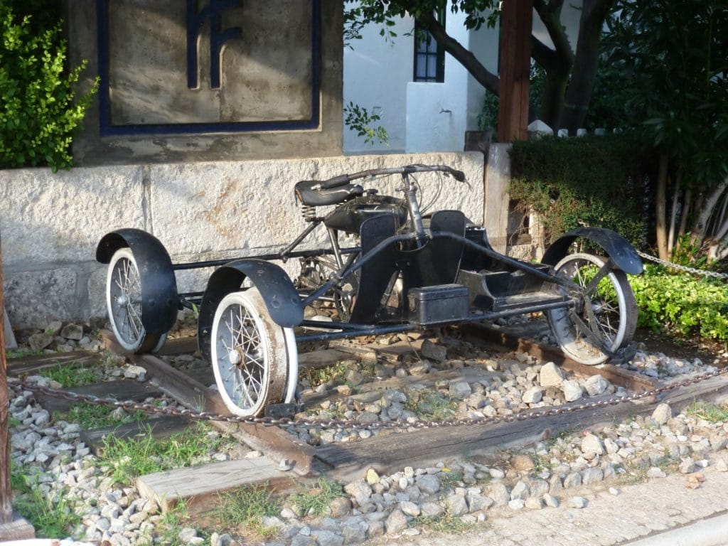 A velocipede at Pinhao station, Portugal - July 2012 [Ross S]