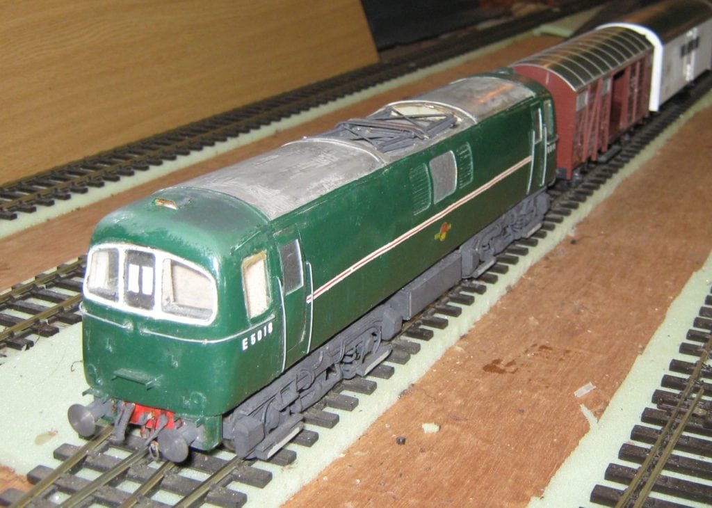 ekogg Colin's scratchbuilt electric loco before showing at our March meeting [ Rob M ]