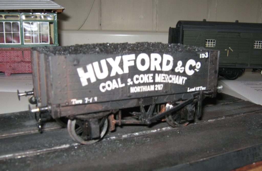 Local coal wagon at the model competition [Rob M]