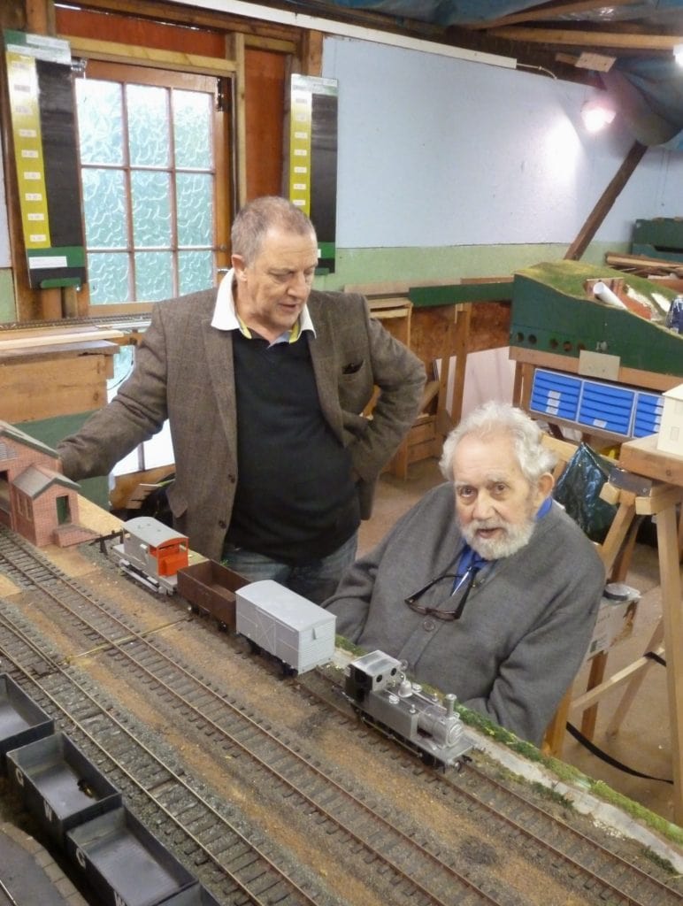ekogg - Simon and Colin Curtis at Cavedale's sidings - October 2014 [Ross S]
