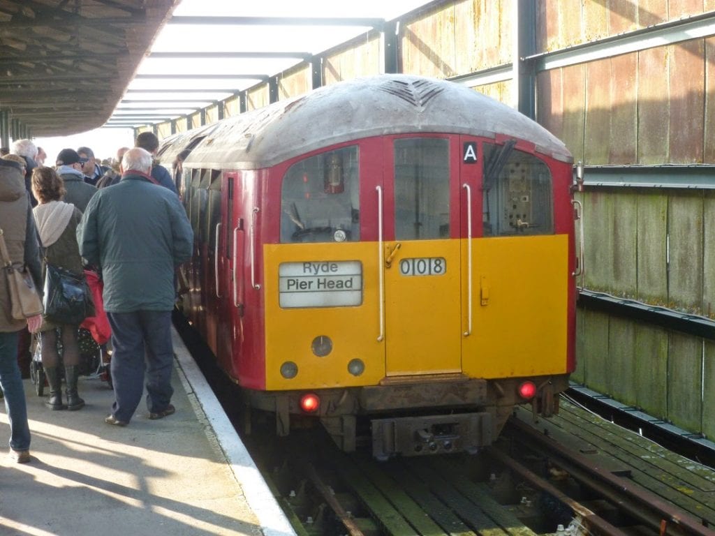 IOWSR - Isle of Wight visit - 008 at Ryde Pier Head - 29 Nov 2014 [Ross S]