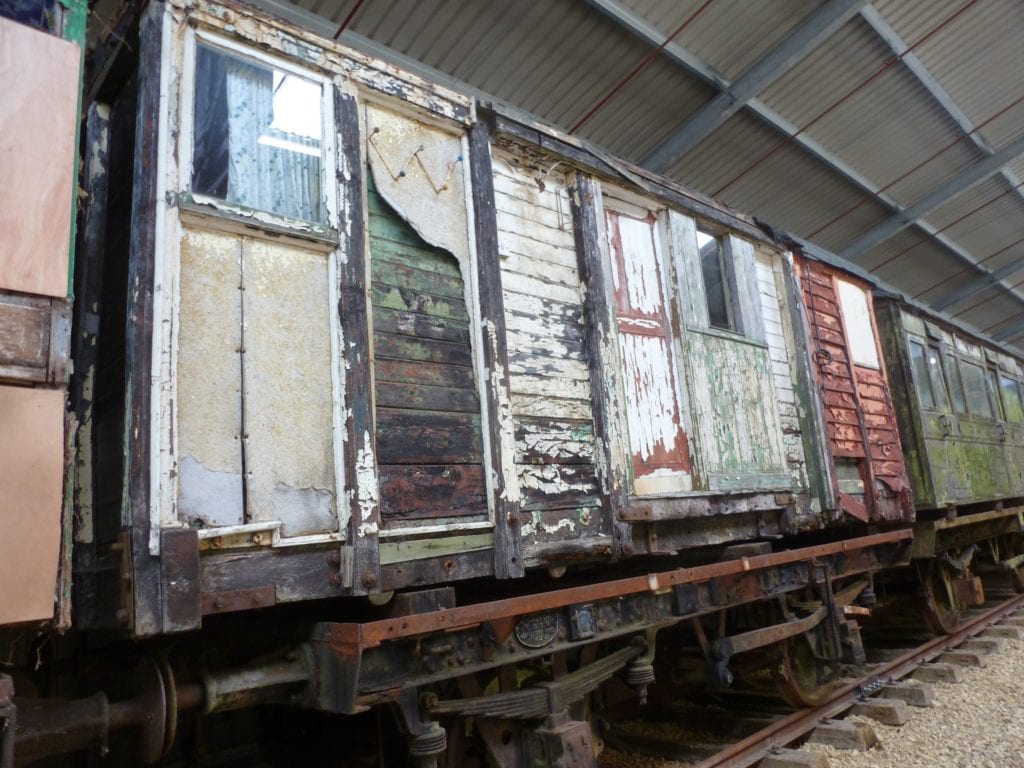 IOWSR - Carriage awaiting restoration - 29 Nov 2014 [Ross S]