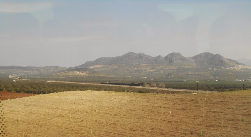 Renfe - Spain - Granada -unfinished high speed line to Antequera - March [Rob M]