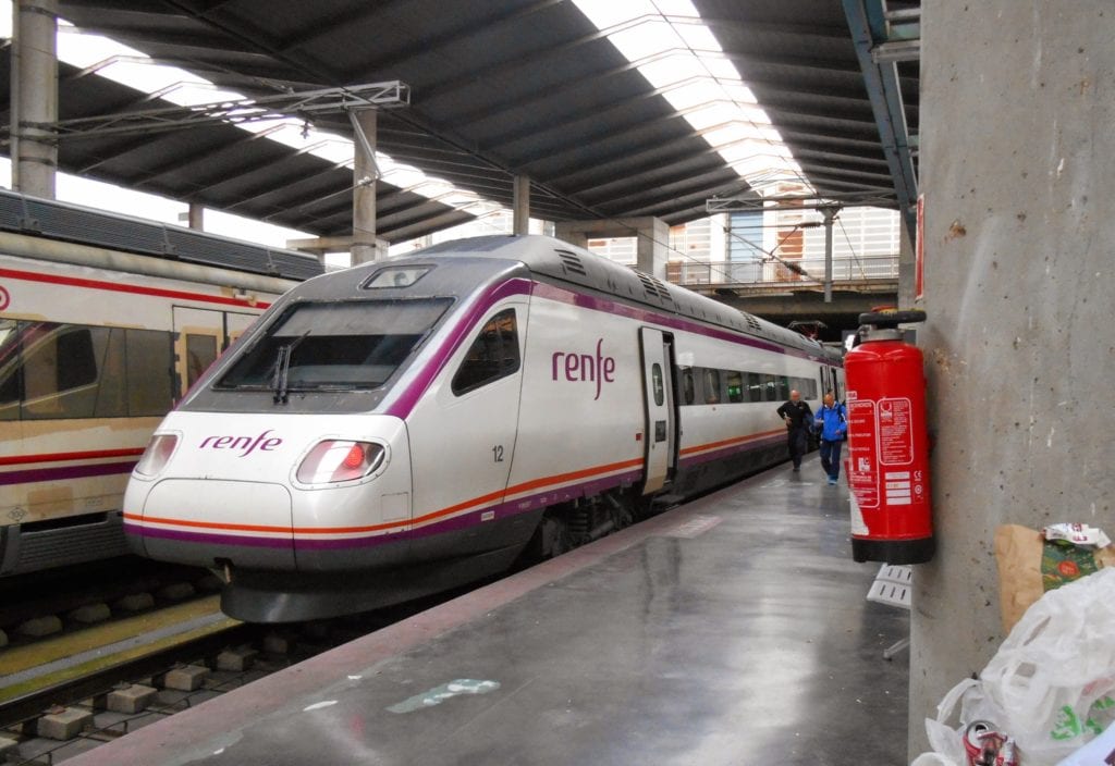 Renfe - Spain - Cordoba - Avante fast train to Sevilla - March [Rob M]