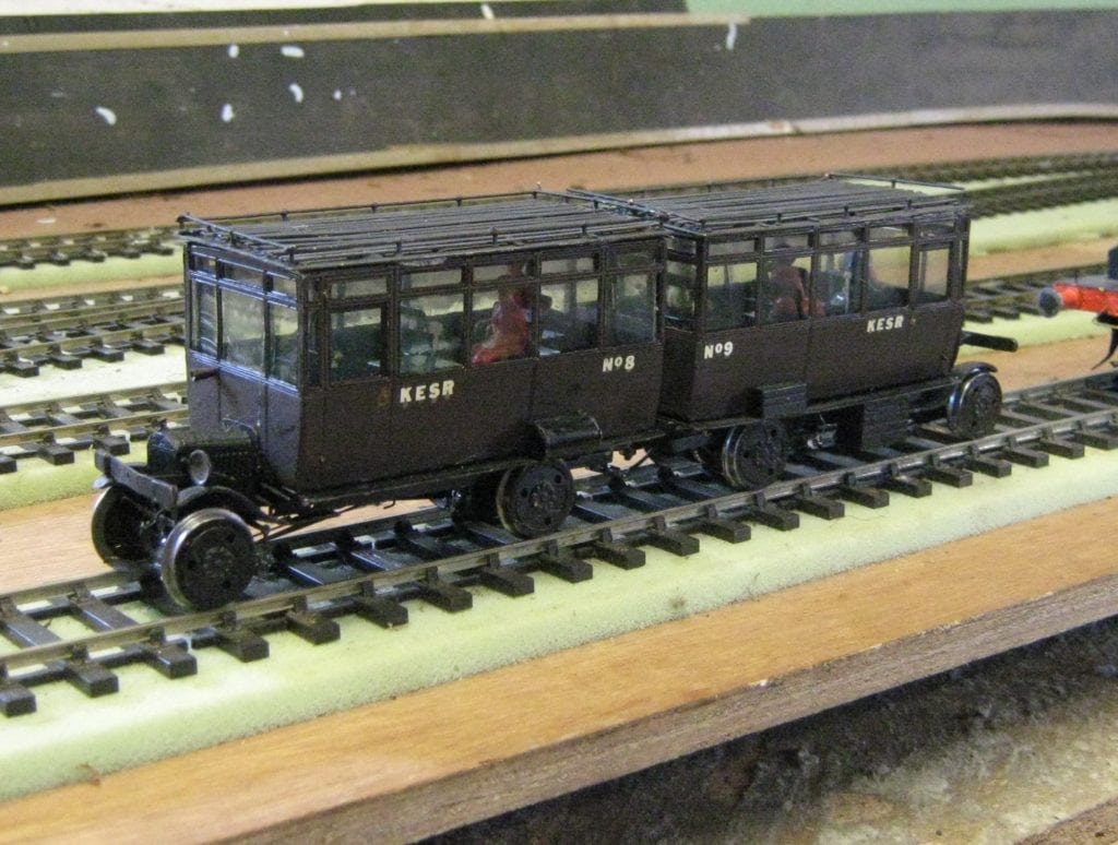 Twin railcars K&ESR model by Stan C - ekogg April 5th [Rob M]