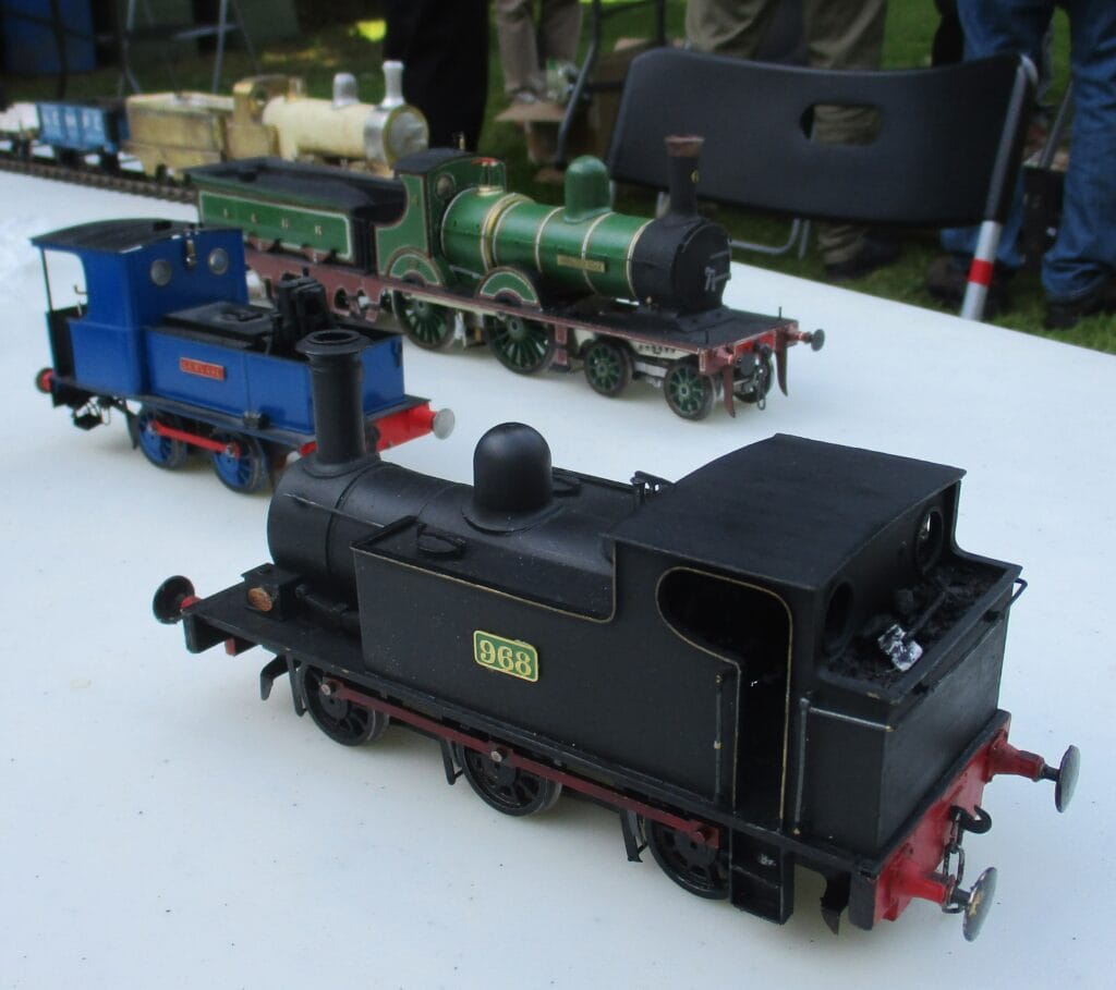 Some of the members models on display