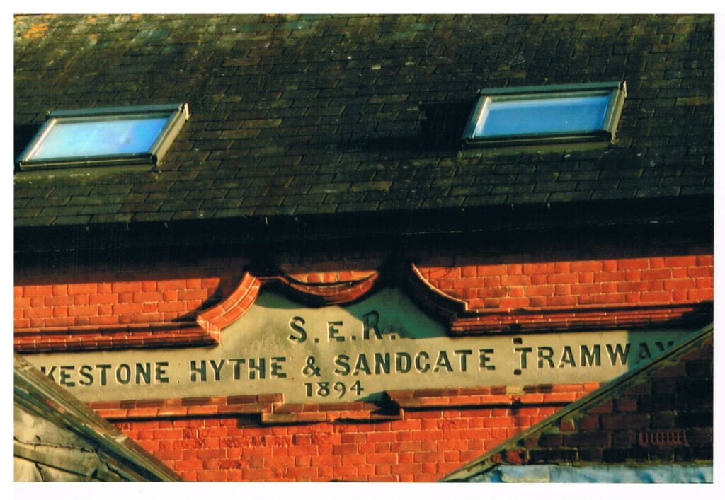 Sandgate tramway sign