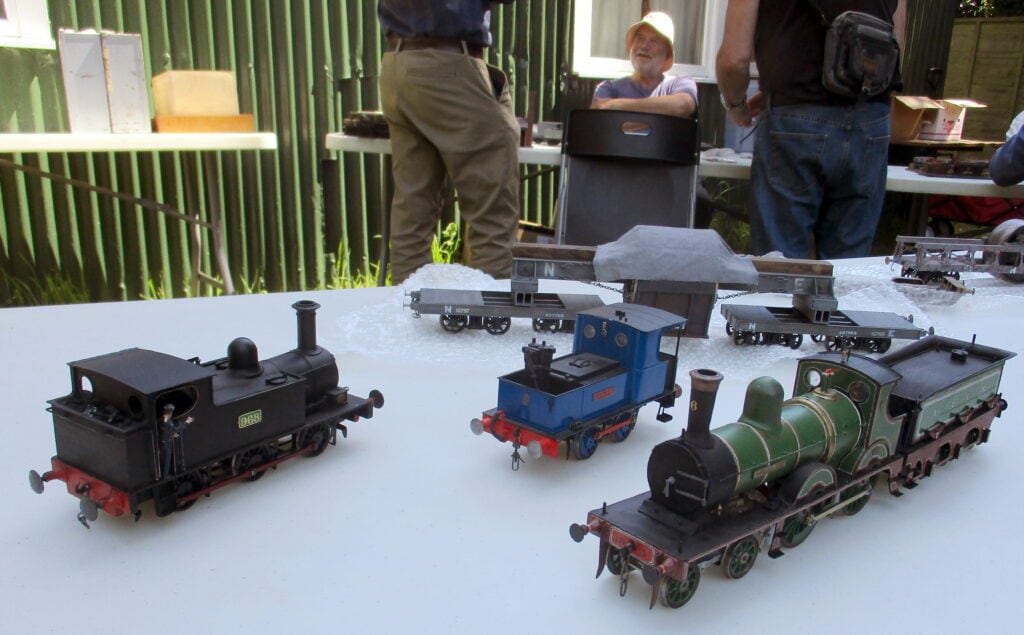 Some of the members models on display