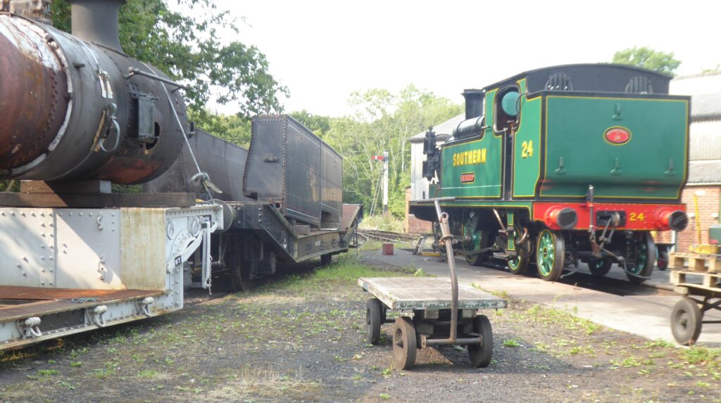 IOW O2 0-4-4T 24 'Calbourne' Haven street Aug 2024