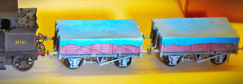 EKOGG 250426 sheeted open wagons Geoff R
