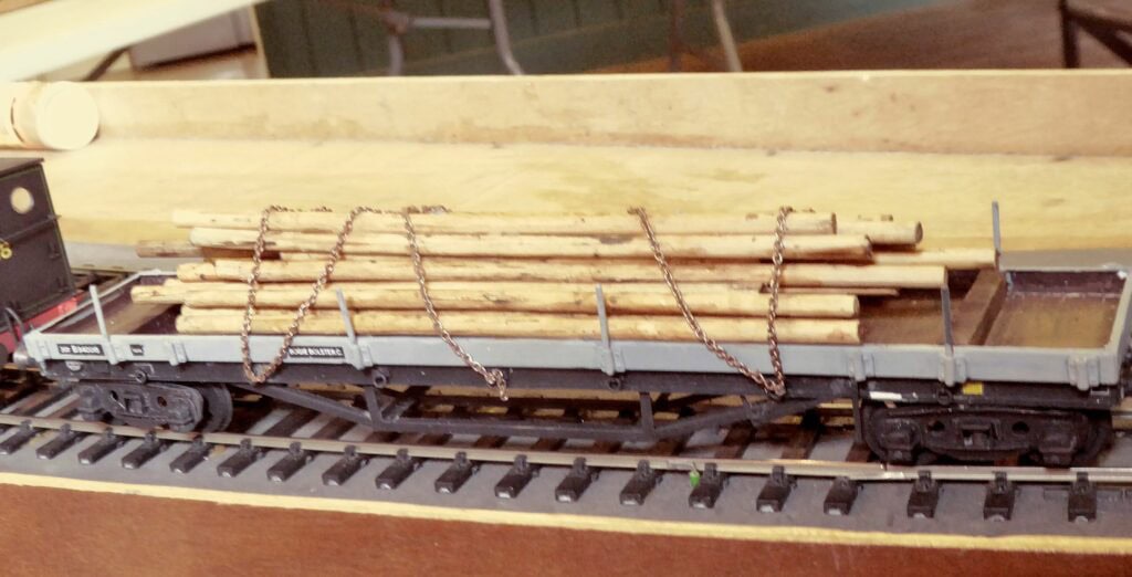 EKOGG 250521 BR Bogie Bolster with timber load RobM