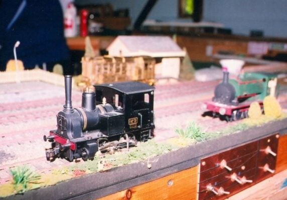 Roger & Stuart's locos at Cavedale [Rob M]