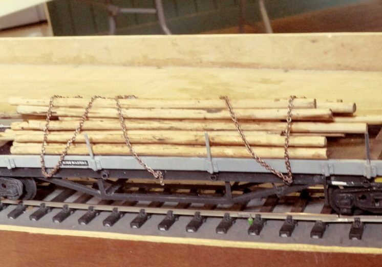 EKOGG 250521 BR Bogie Bolster with timber load RobM BR Bogie Bolster with timber load RobM