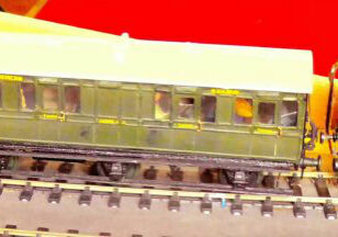 EKOGG 250618 ex-SECR P class 0-6-0T with 4 and 6-wheel coaches ex-SECR P class 0-6-0T with 4 and 6-wheel coaches