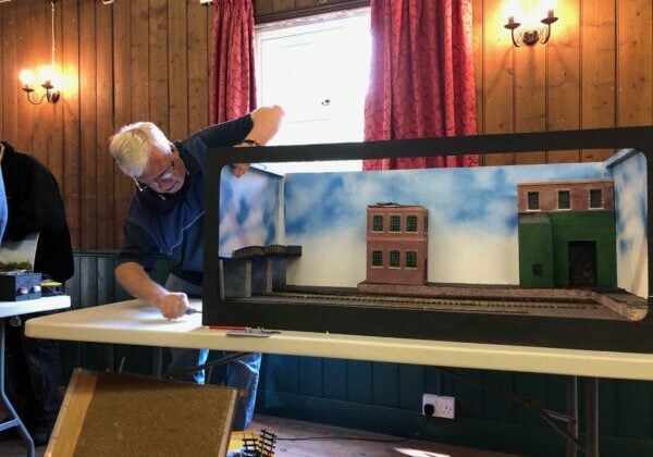 David Ho working on the new micro layout