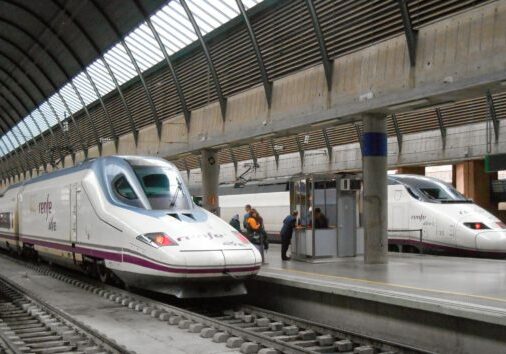 Renfe - Spain - Sevilla - High speed AVE trains of Spanish and French origin - March [Rob M]